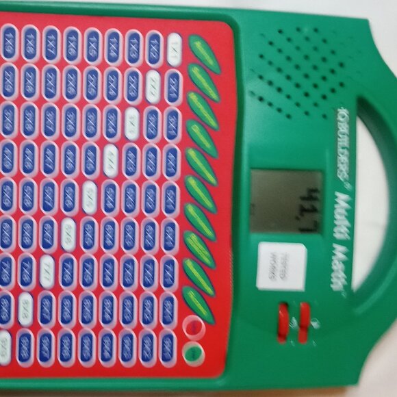 Vintage IQ Builders Multi Math Electronic Learning System 3 AA Batteries Works - Picture 3 of 6